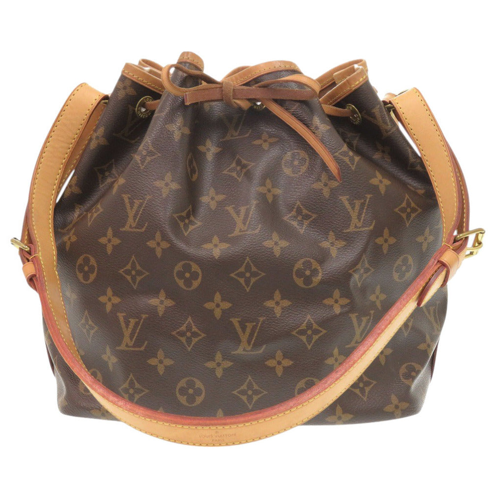 Louis Vuitton M40818 Petit Noe Monogram Canvas Brown Shoulder Bag 7X1326Ls5K21
