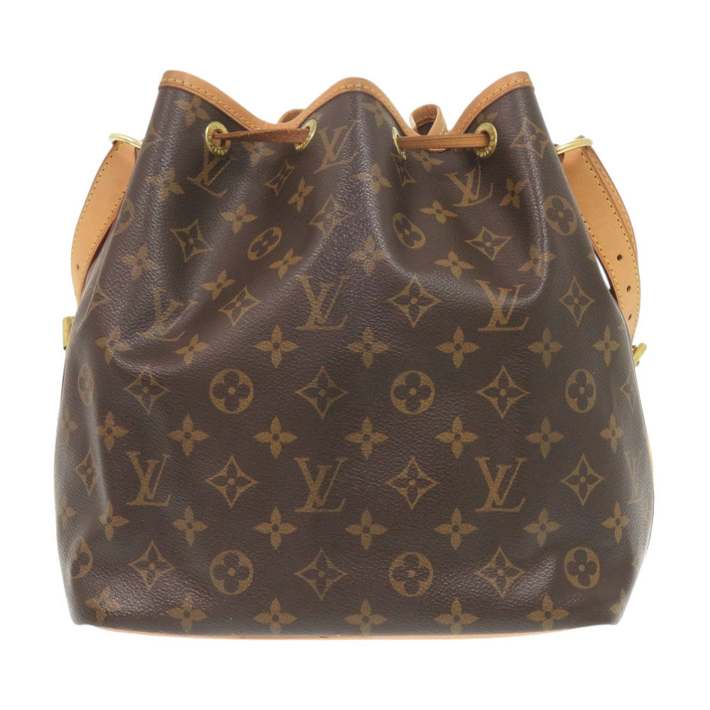 Louis Vuitton M40818 Petit Noe Monogram Canvas Brown Shoulder Bag 7X1326Ls5K21