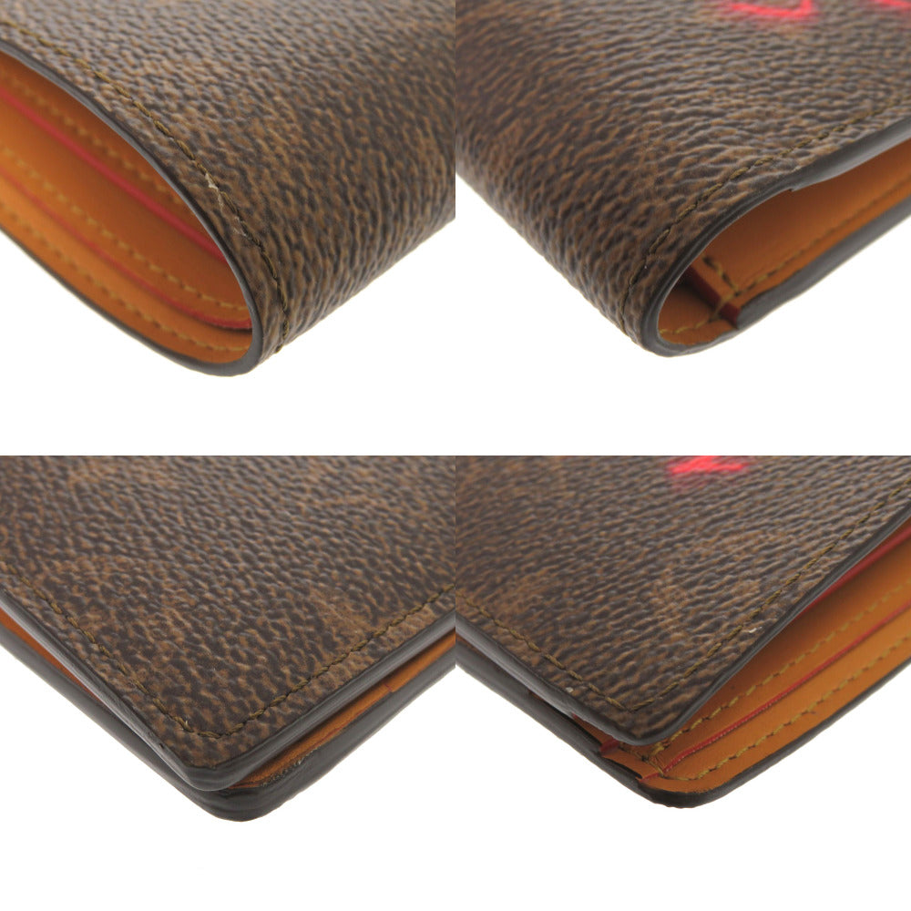 Louis Vuitton Bifold M11716 Portefeuille Multripru Monogram Canvas Brown Wallet Case