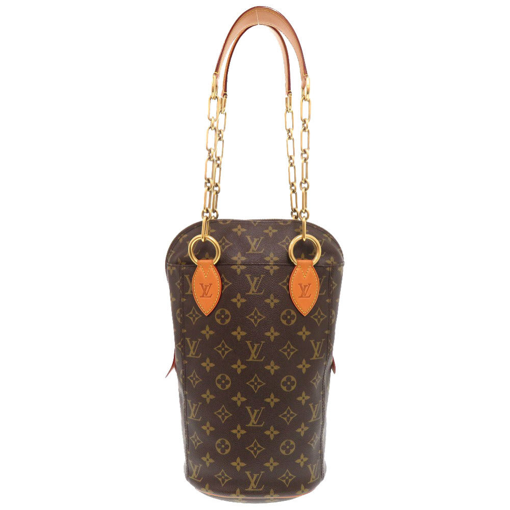 Louis Vuitton M40230 Karl Lagerfeld Punching baby Monogram Canvas Brown Shoulder Bag