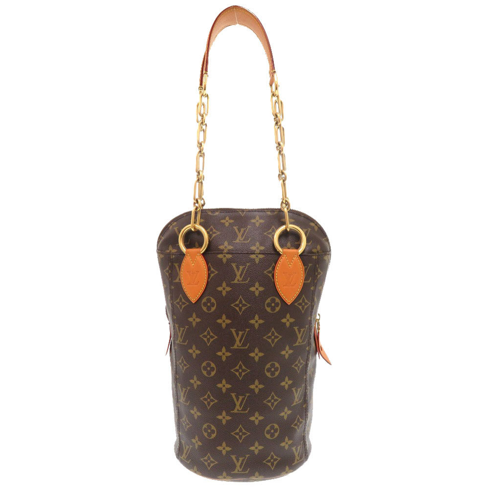 Louis Vuitton M40230 Karl Lagerfeld Punching baby Monogram Canvas Brown Shoulder Bag