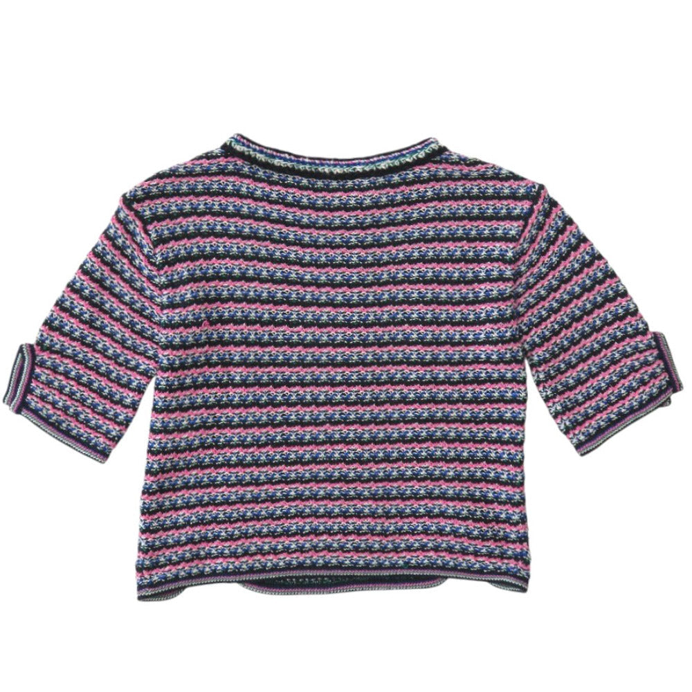 Chanel knit cotton Short sleeve knit COCO Pink Handbag