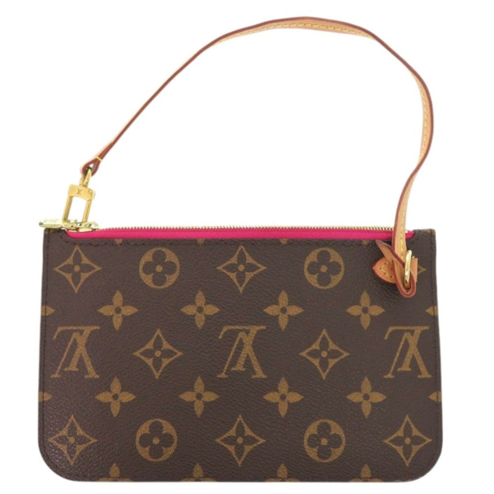 Louis Vuitton Pouch Neverfull Pouch PM Monogram Canvas Brown Tote Bag