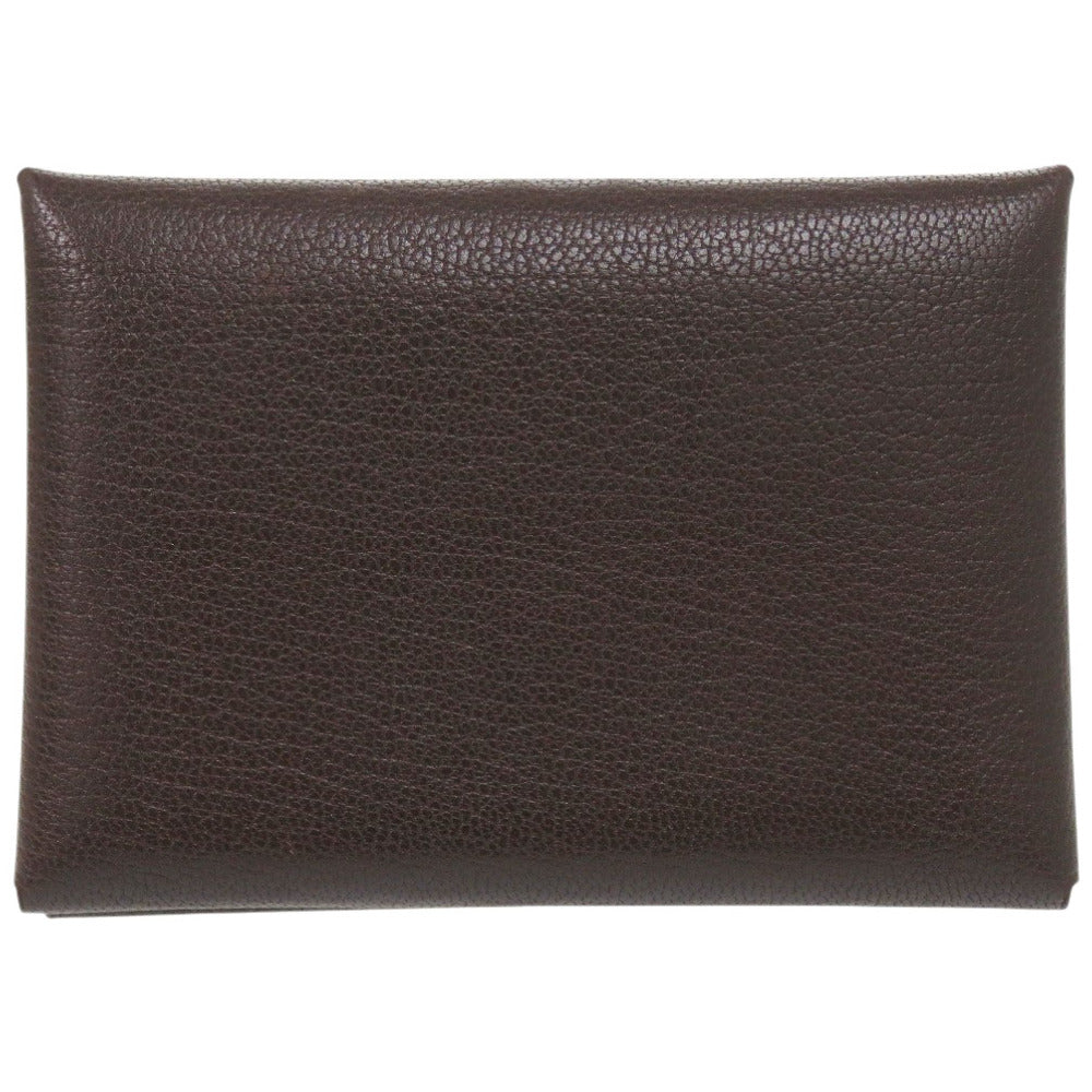 Coin Case Shave Calvi Duo Women Handbag Brown Travel Bag
