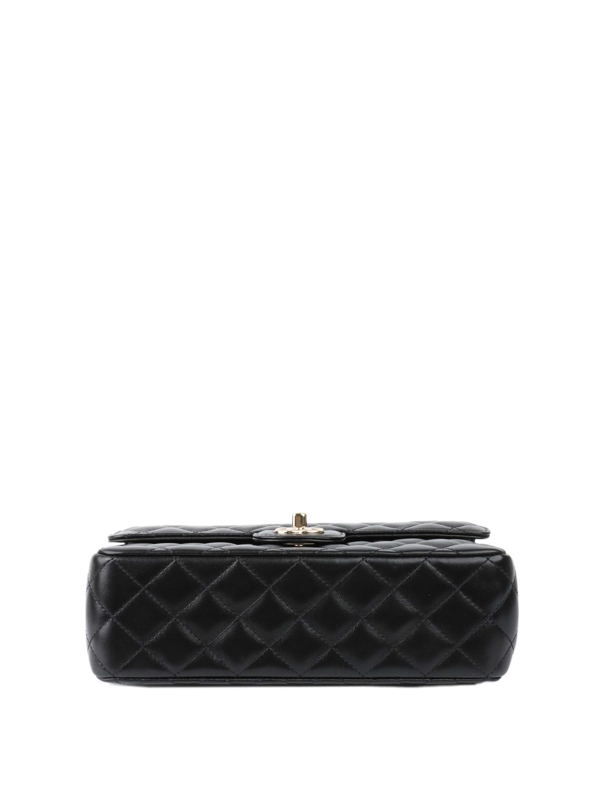 Chanel Crystal Top Handle Classic Flap Bag.