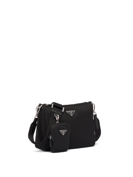 Prada Cross Body Bag Nylon Black Crossbody Bag