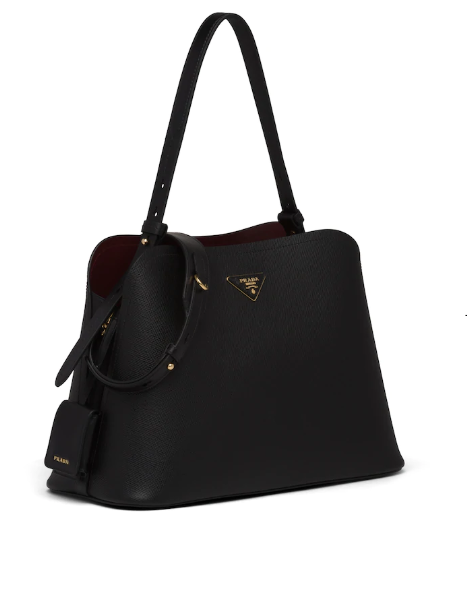 Prada Matinée Handbag Black Travel Bag