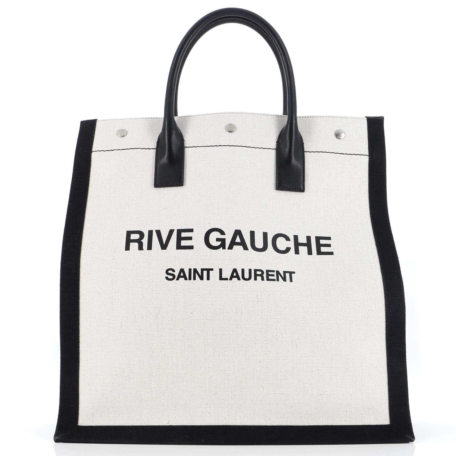 YSL Saint Laurent Luxury Trending Rive Gauche Shopper Tote Tall Canvas Tote Bag