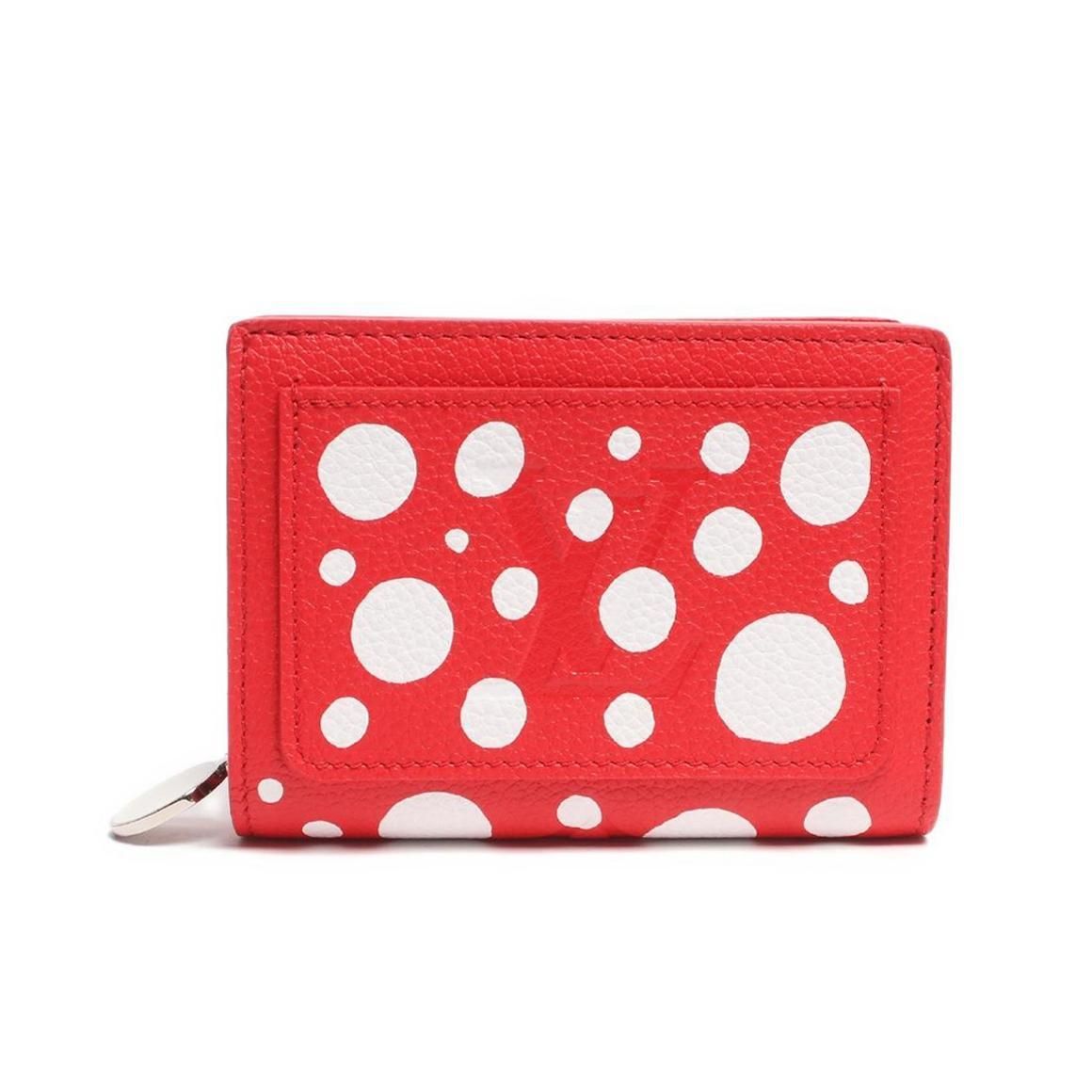 Louis Vuitton Monogram Empreinte Round Zipper Bi-Fold Wallet Long Wallet in Pristine Red ITR9VE124TXO