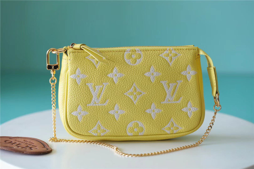 Top Quality Pochette Accessoires Empreinte Lemon Curd Monogram Mini Crossbody Bag