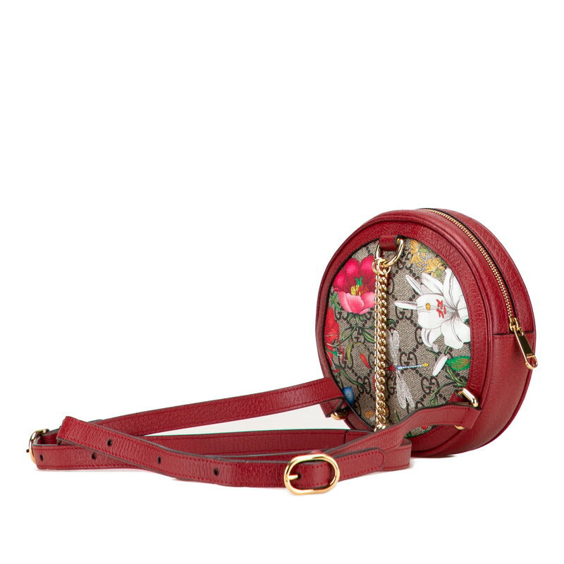 Gucci Flora Ophidia Pvc Backpack Leather