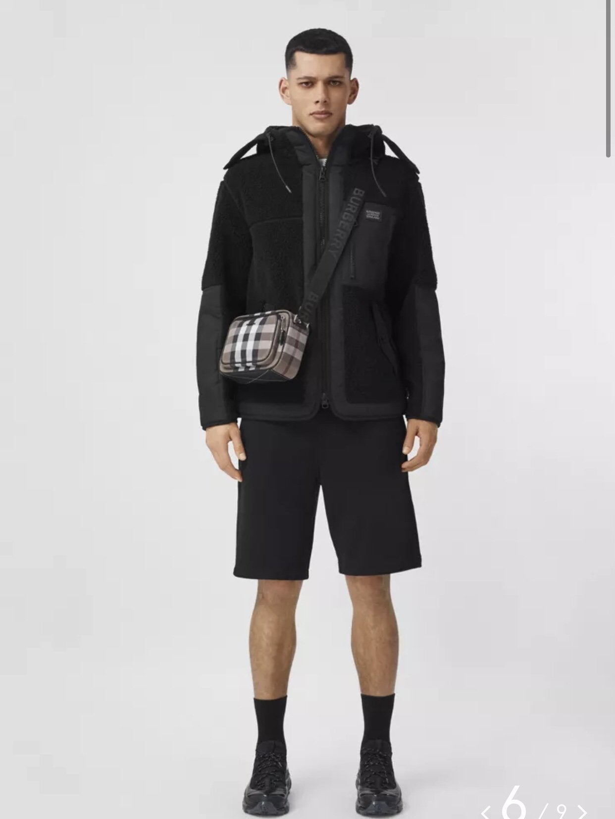 Top Quality Check Crossbody Bag For Men