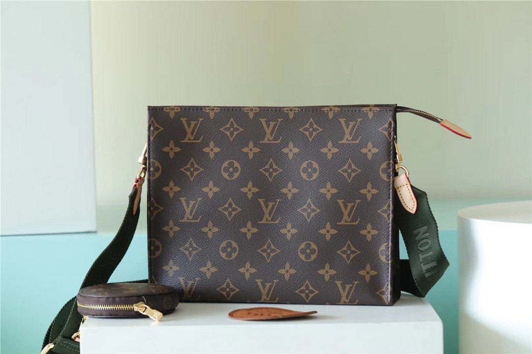 Top Quality Pochette Double For Women Women Canvas Monogram Crossbody Bag