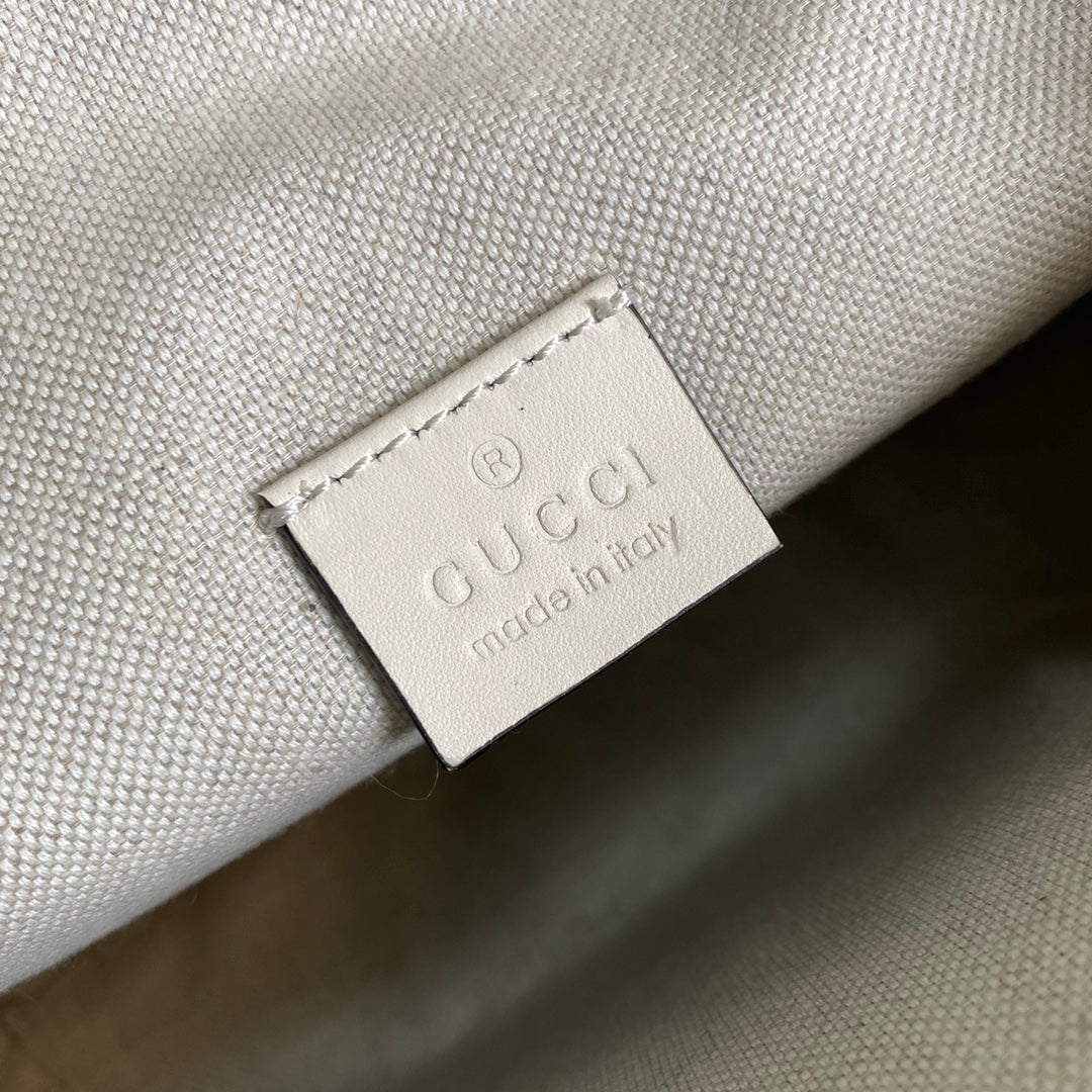 gg Embossed Belt gg Embossed White Accessory