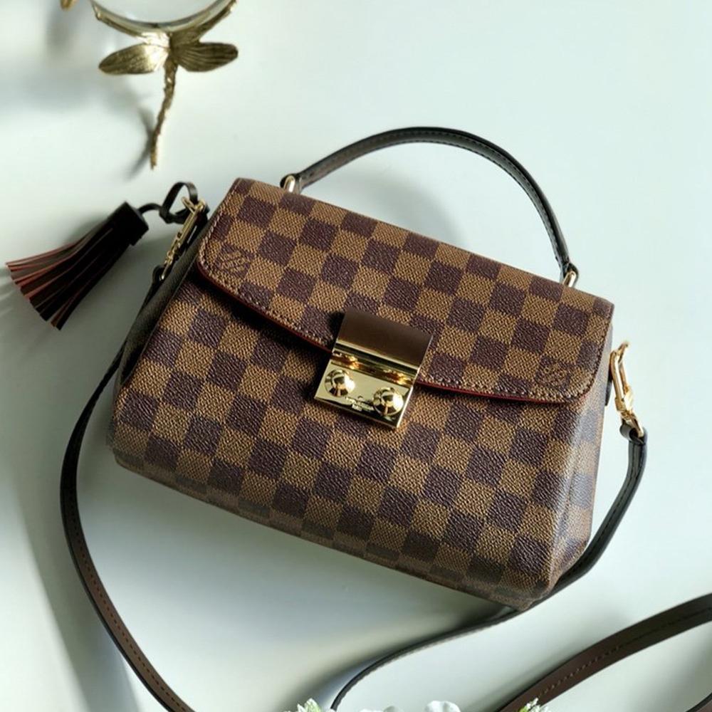 Louis Vuitton CROISETTE Damier Ebene Fashion Accessory