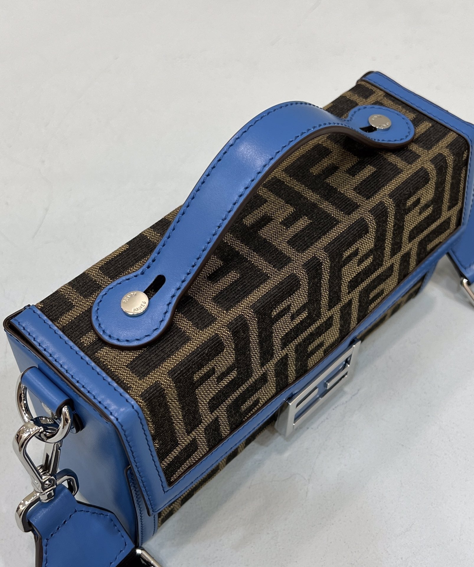 Top QualityTop Quality Mon Baguette Brown Blue Handbag