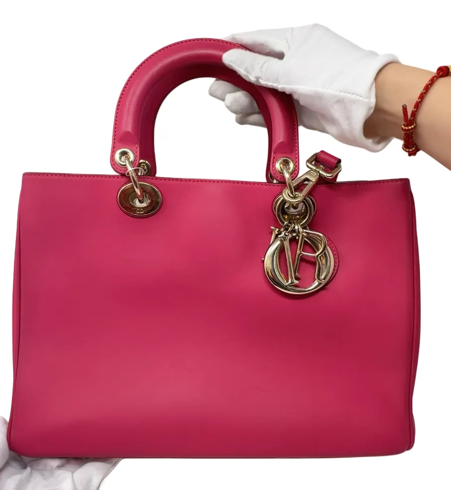 Dior Handbag in B21-66 Leather Pink