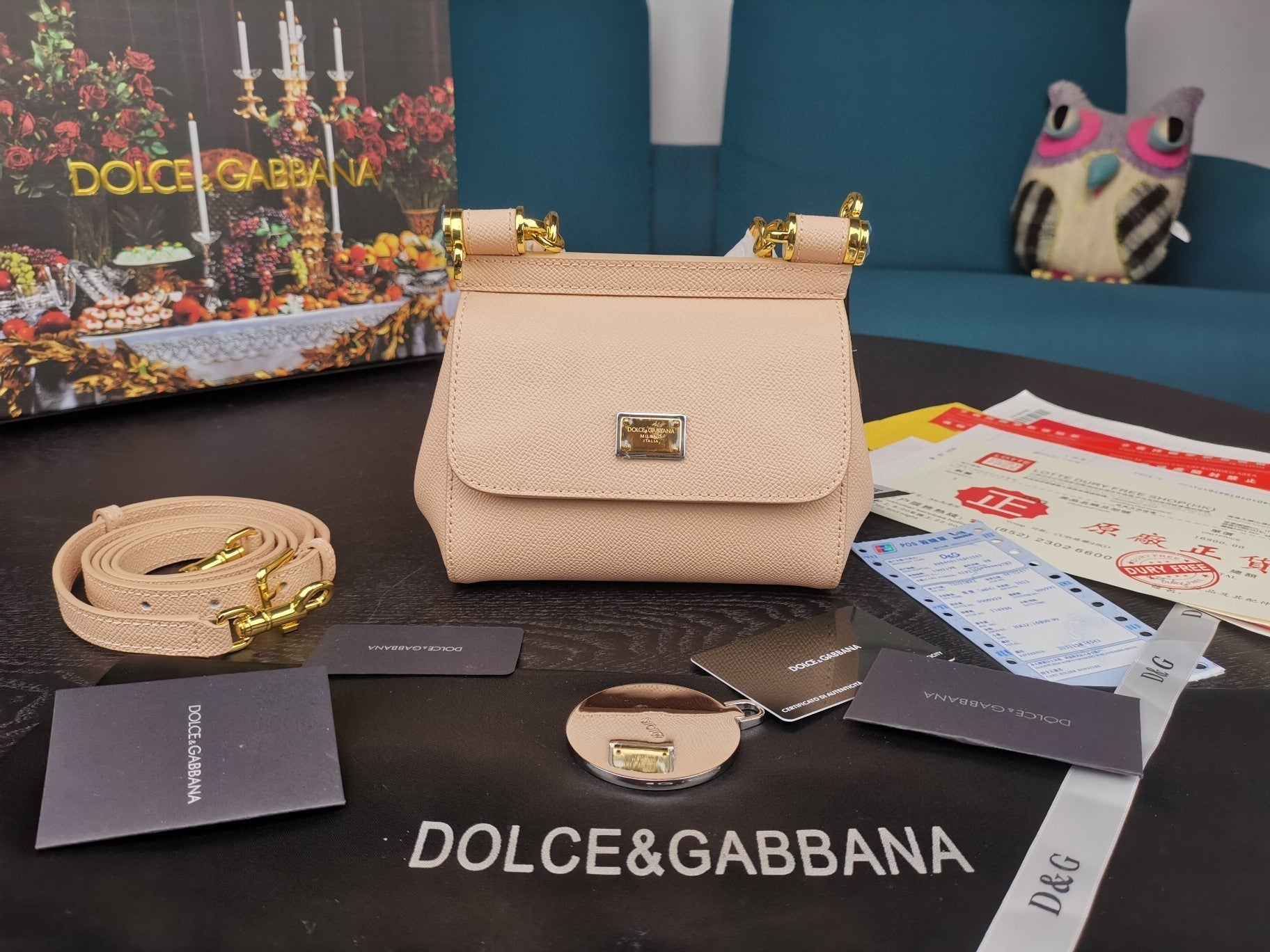 Sicily Dauphine Pale Top Quality7116A100180414 Pink Small Travel Bag