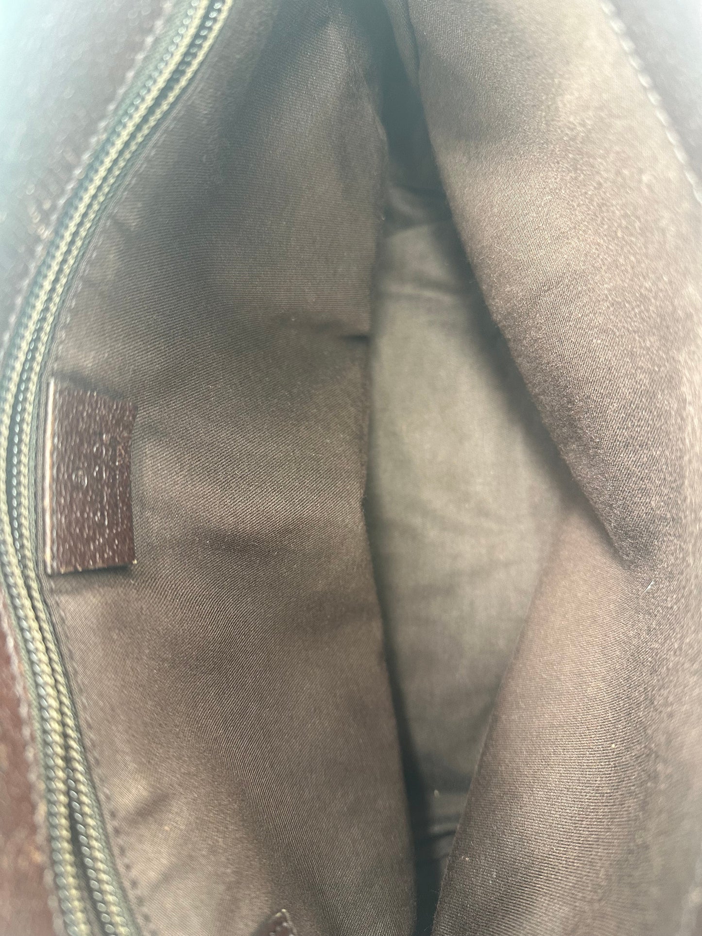 Gucci Front Pocket Messenger Bag Gg Canvas Beige Canvas Shoulder Bag Bag