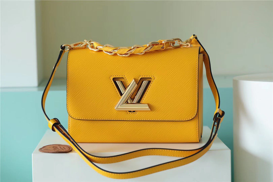 Top Quality Twist Mm Epi Sunflower Yellow Crossbody Bag