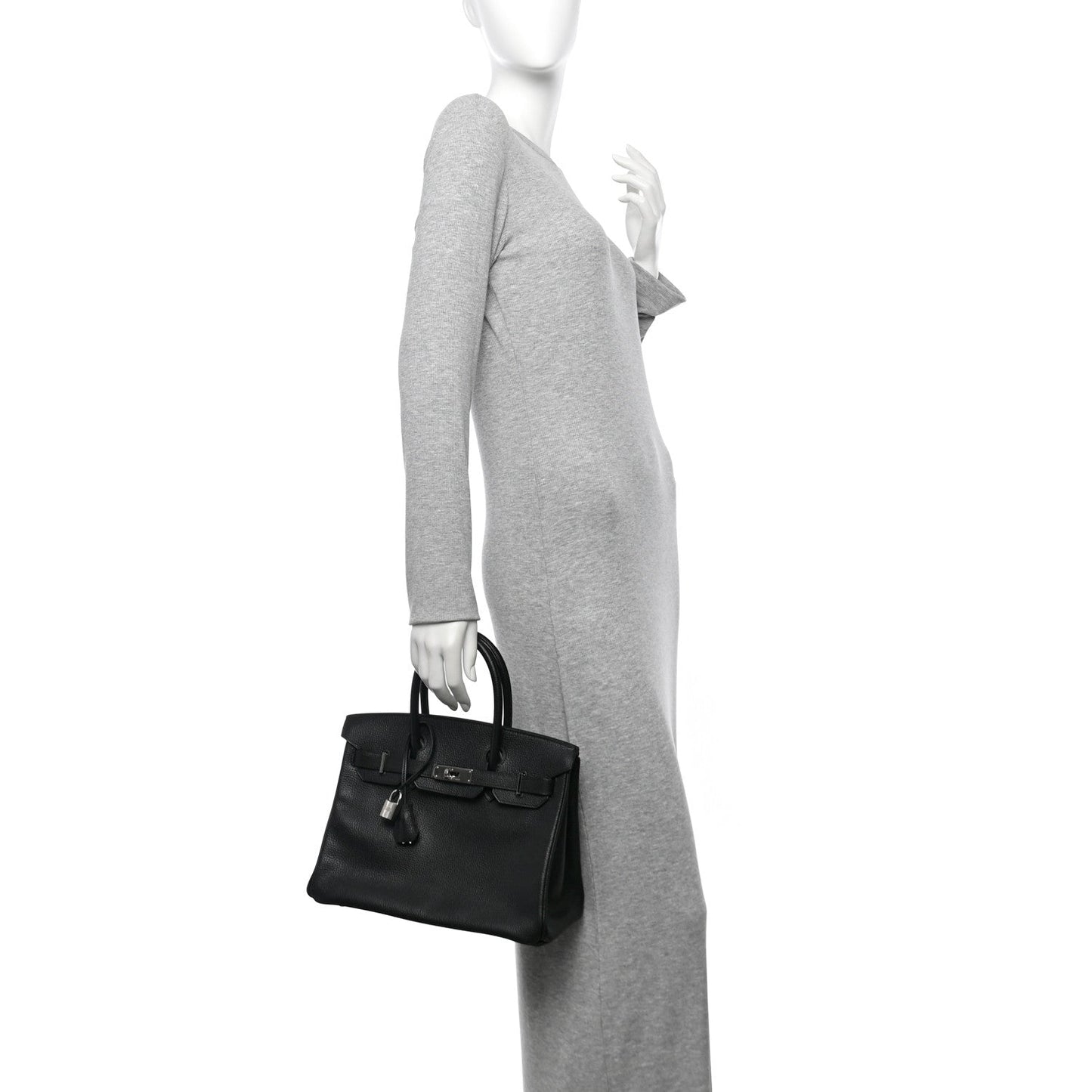 Hermes Ardennes Birkin Handbag Black Travel Bag
