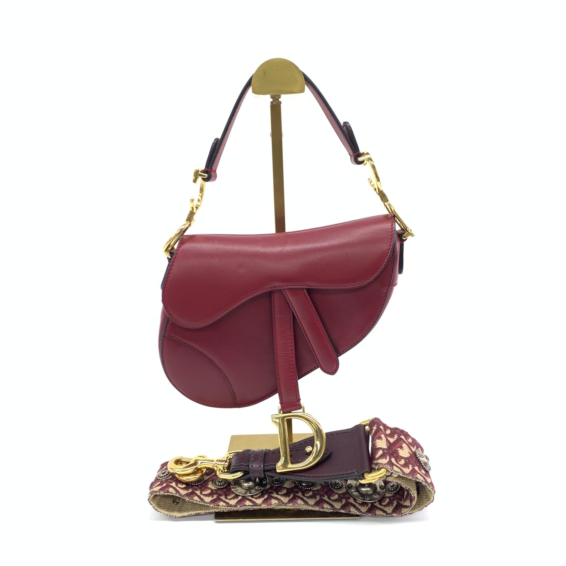 Dior Saddle Bag Calfskin Shoulder Bag