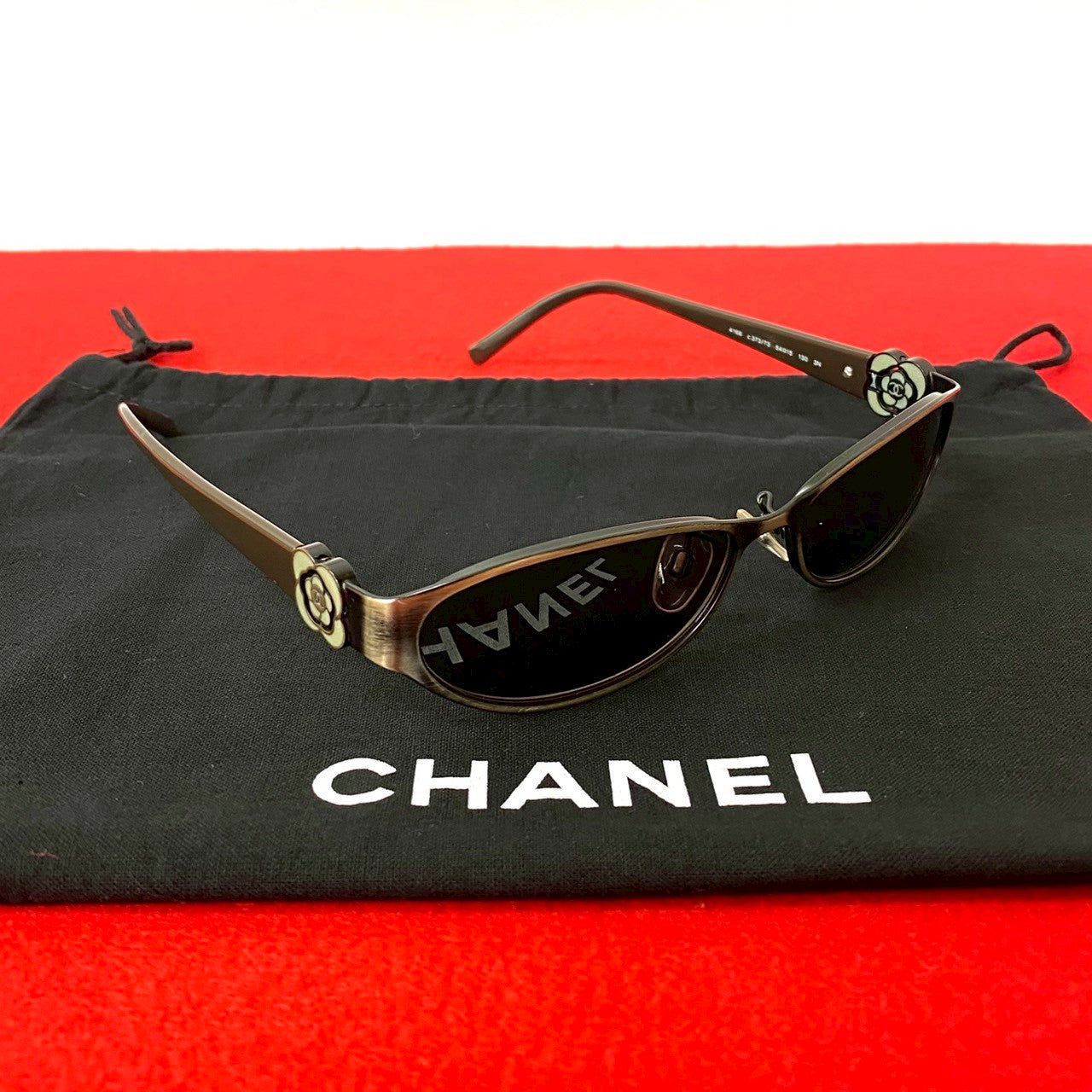 Chanel Camellia Sunglasses Bag