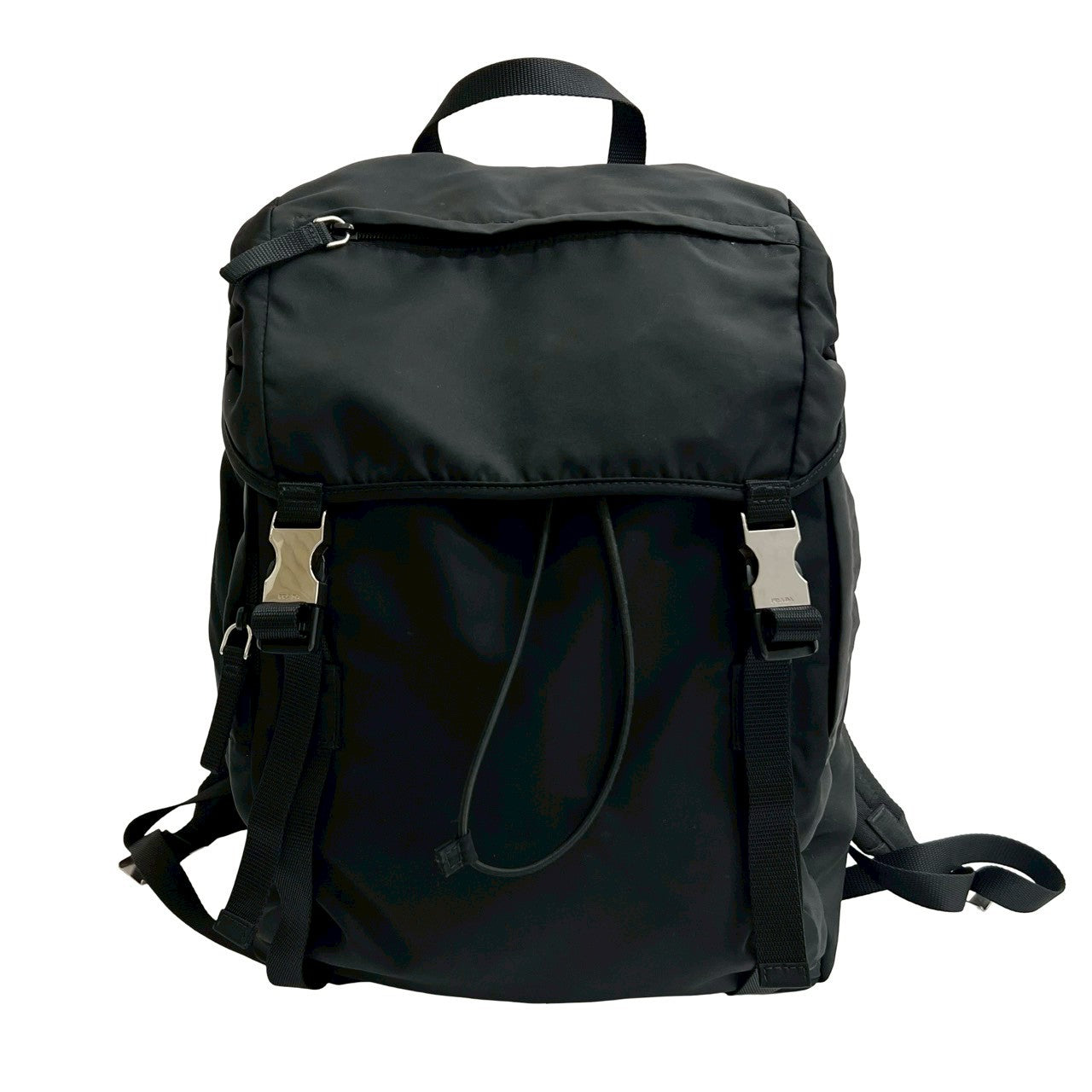 Backpack Handbag Nylon Black Black Handbag