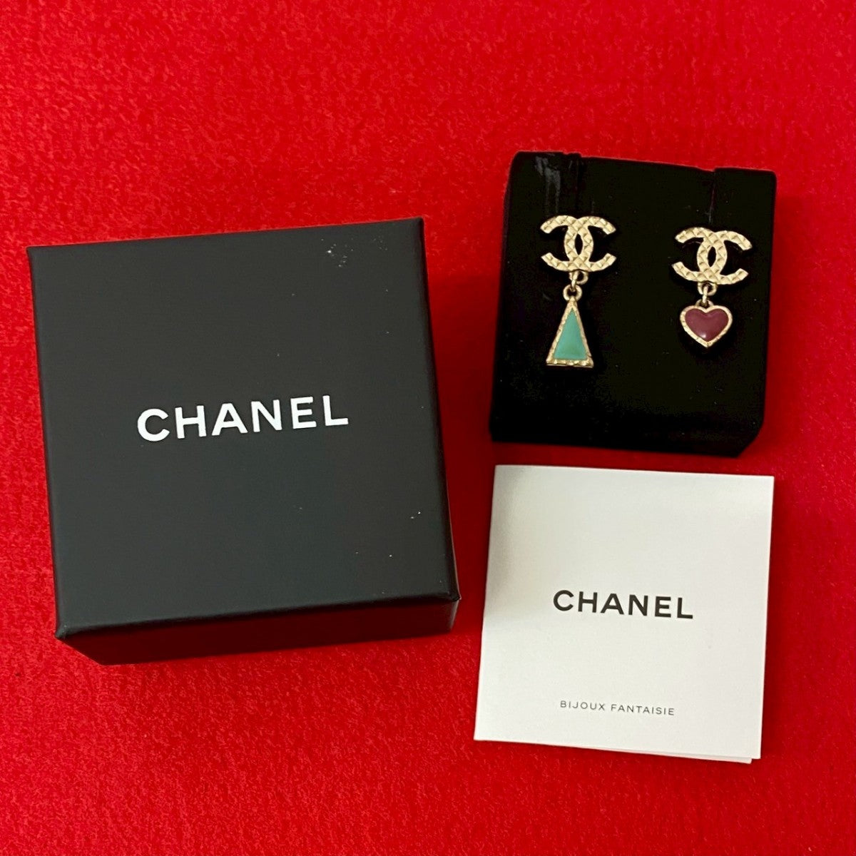 Chanel Pierce Plated Gold Jewelry