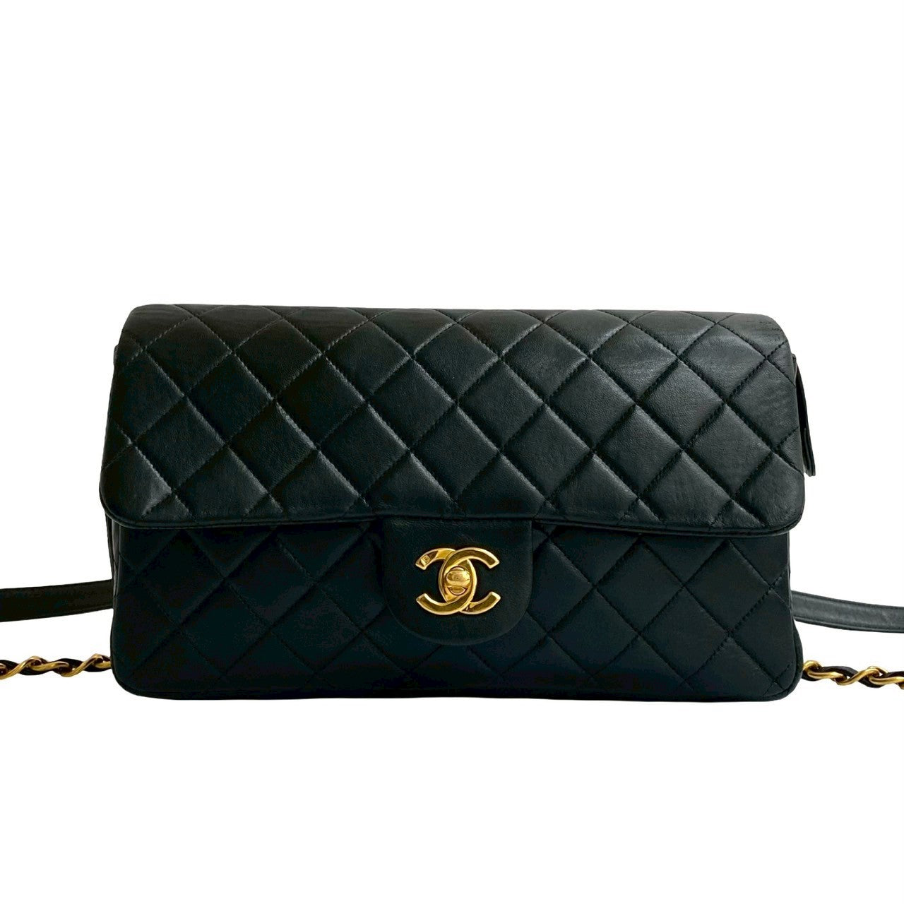 Chanel Backpack lambskin Matrasse Black 7Sbb Wz527753