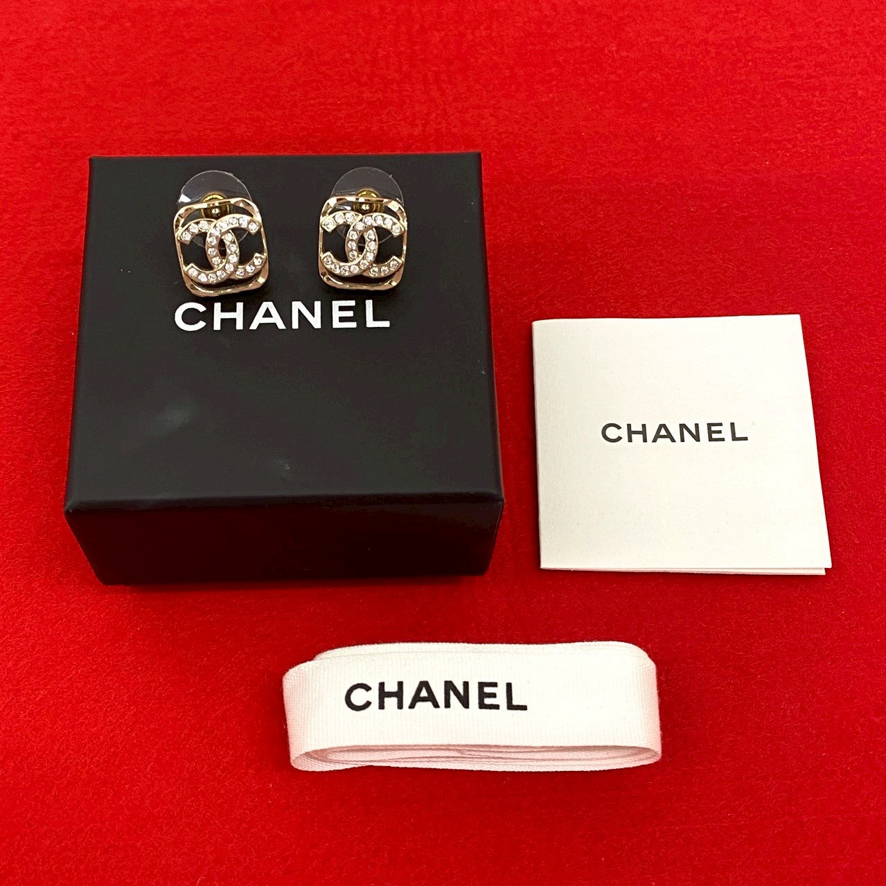 Chanel Pierce Plated Gold Jewelry 7Sbe