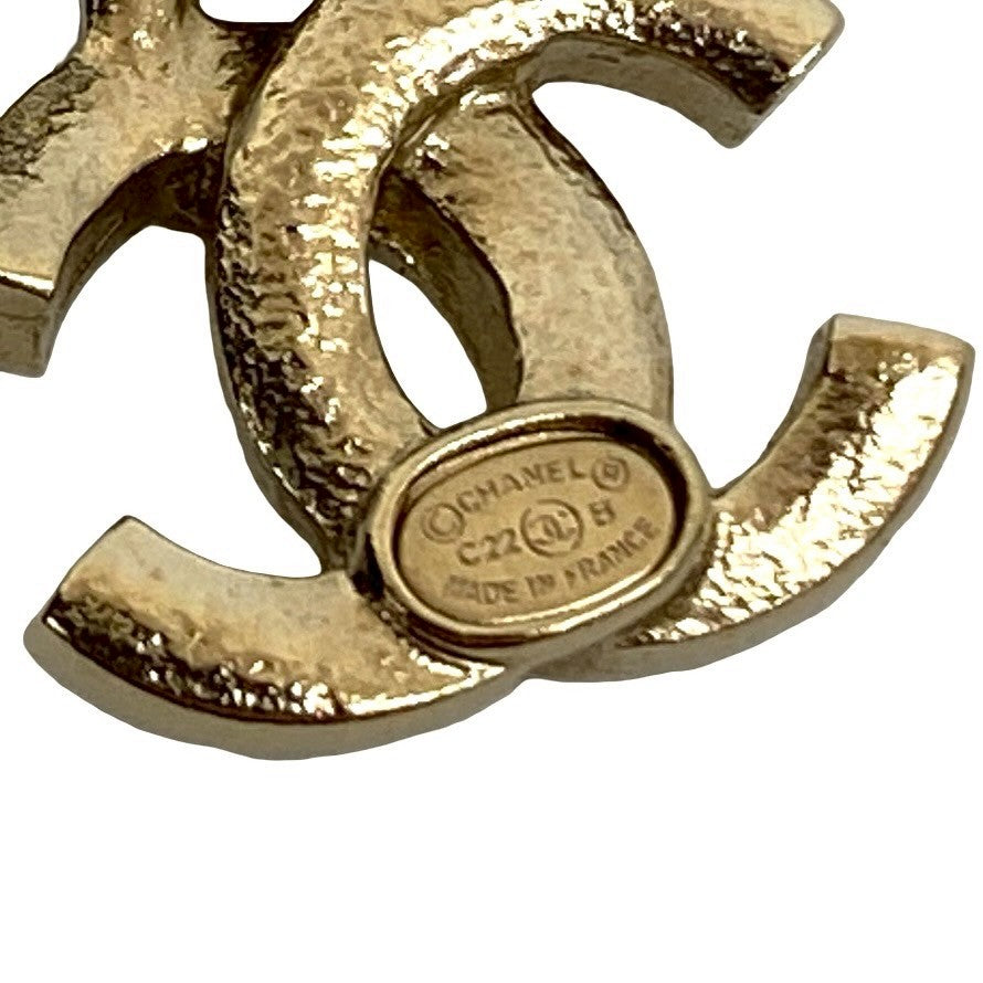 Chanel Pierce Gold Jewelry 7Sbe