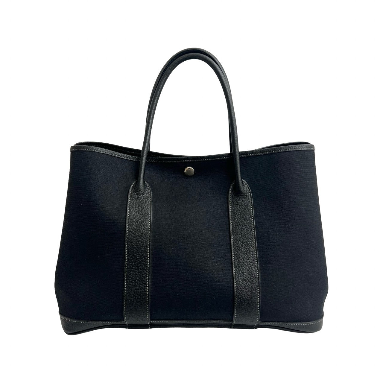 Hermes Tote Bag Towar Officier Garden Party Pm Black