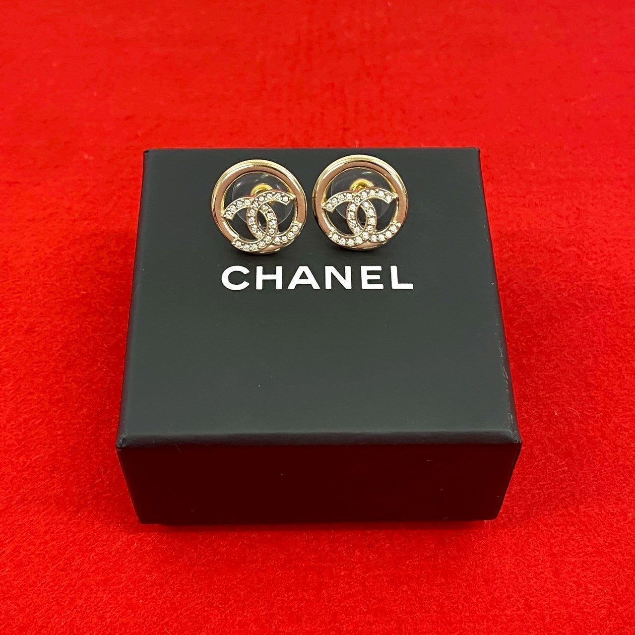 Chanel Pierce Plated Gold Jewelry 7Sbe Wz562245
