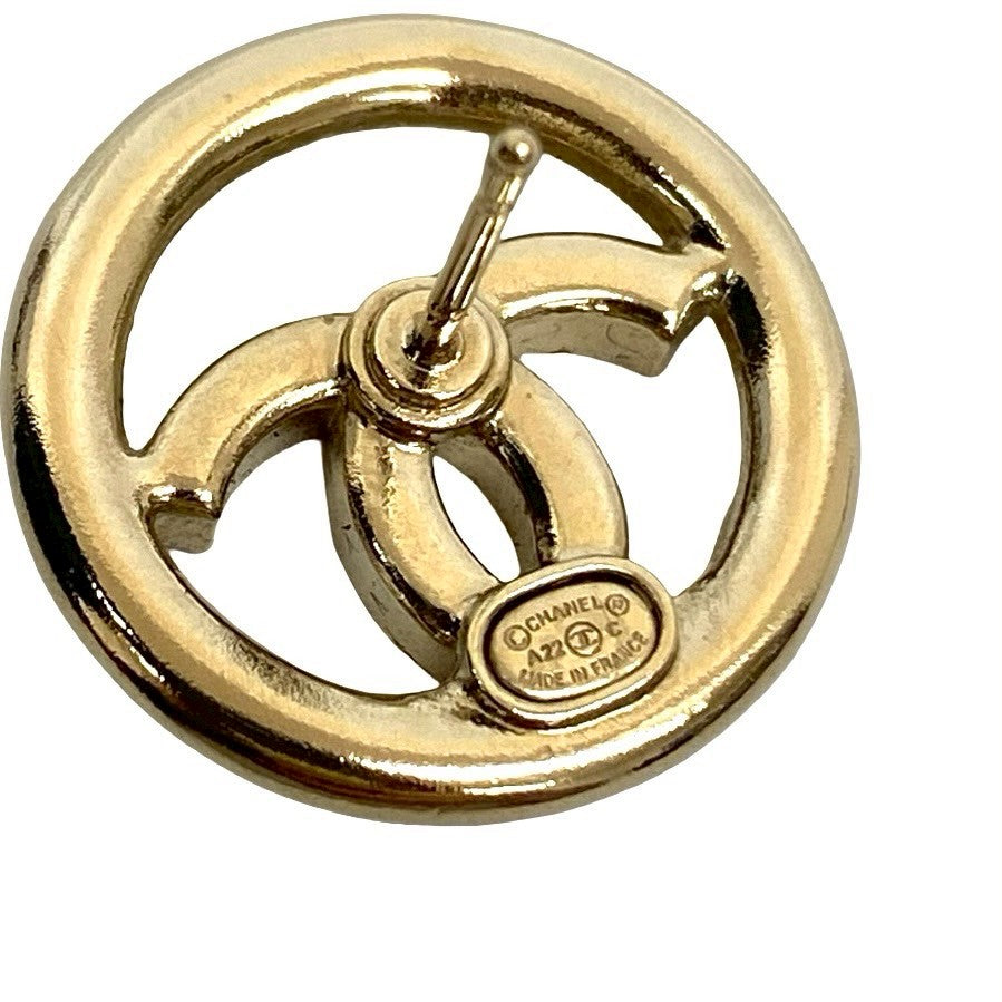 Chanel Pierce Plated Gold Jewelry 7Sbe Wz562245