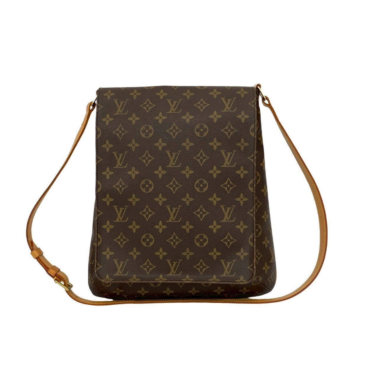 Louis Vuitton M tte Leather Brown Shoulder Bag