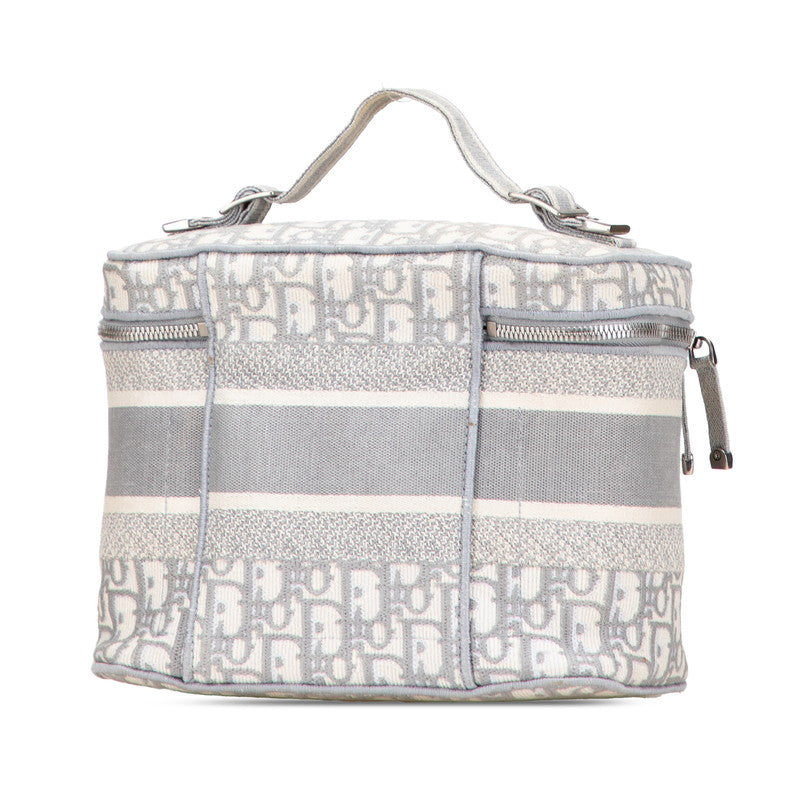 Dior Travel Vanity Oblique Handbag Canvas Travel Bag