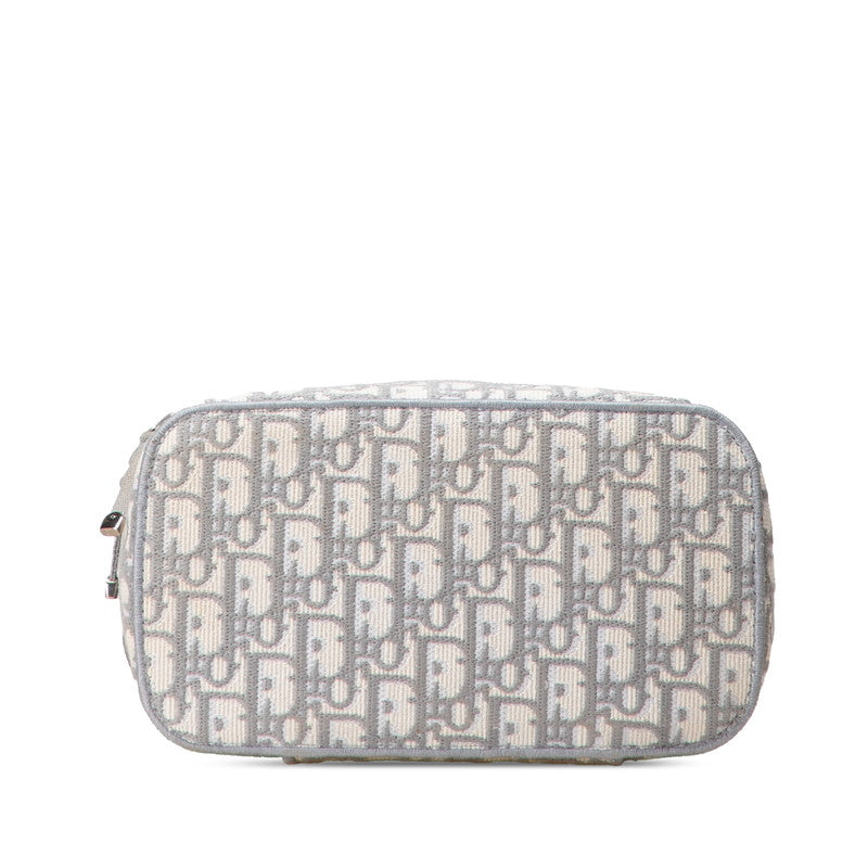 Dior Travel Vanity Oblique Handbag Canvas Travel Bag