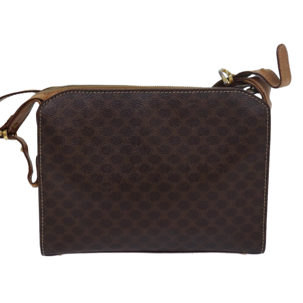 Luxury Macadam Shoulder Bag Canvas Brown