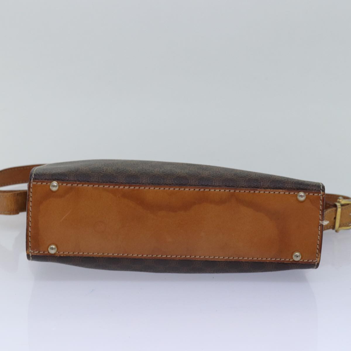 Luxury Macadam Shoulder Bag Canvas Brown