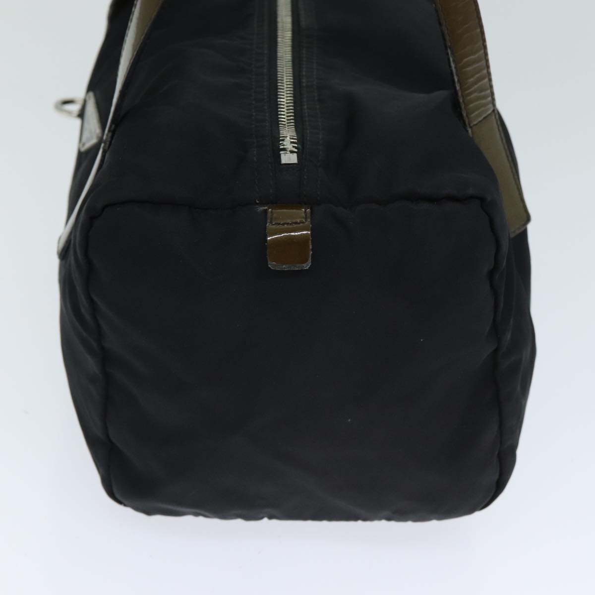 Prada Hand Bag Auth Nylon Black Travel Bag Black Auth 80095