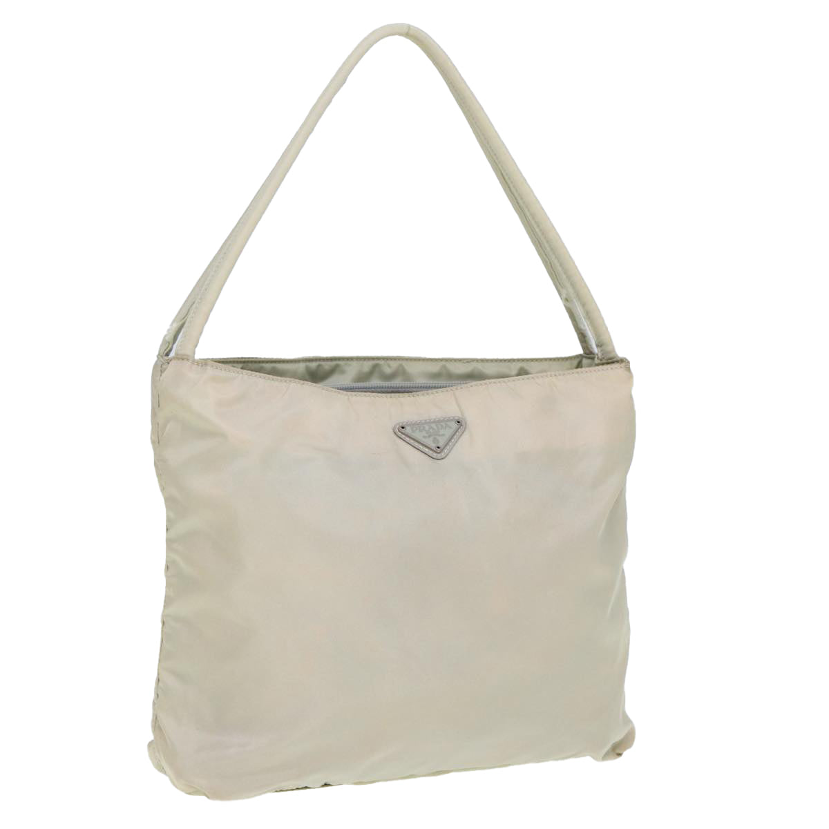 Prada Tote Bag Auth Nylon White White Auth 80111