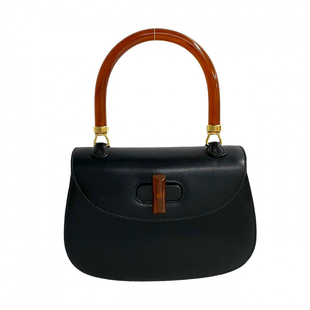 Gucci 801H800 Leather Black Handbag