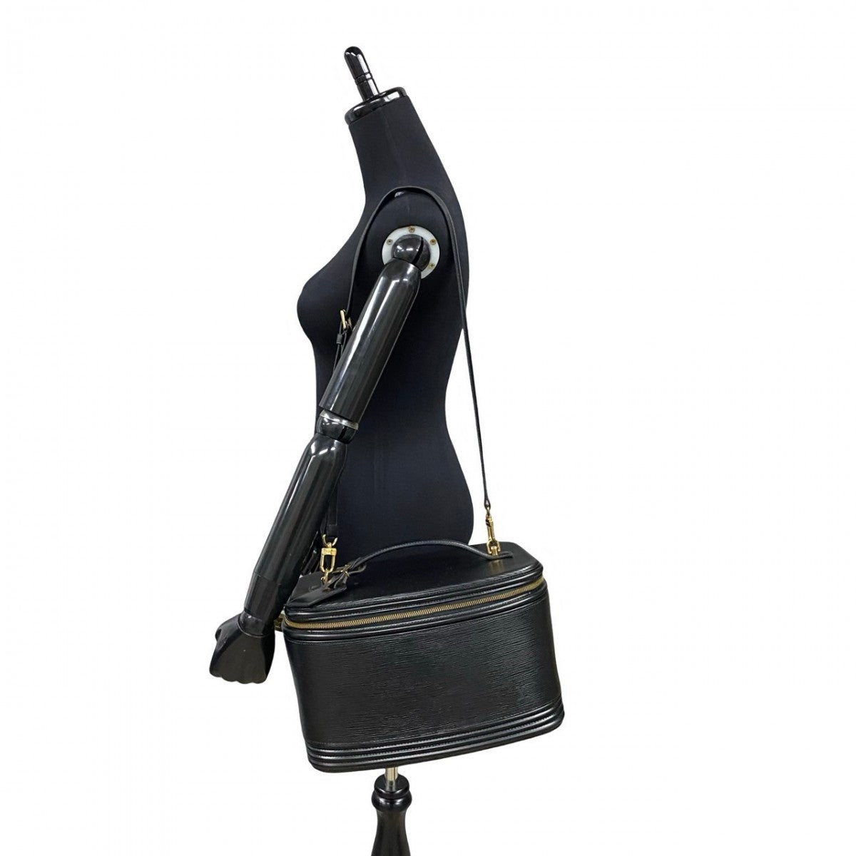 Louis Vuitton M48012 Epi 2-way Epi Nice Leather Black Handbag