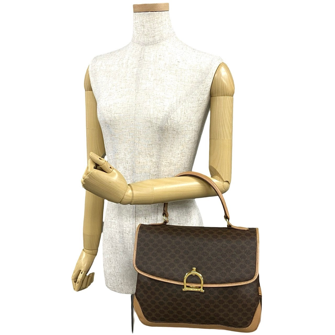 Pvc Macadam Brazon Women Leather Brown Travel Bag