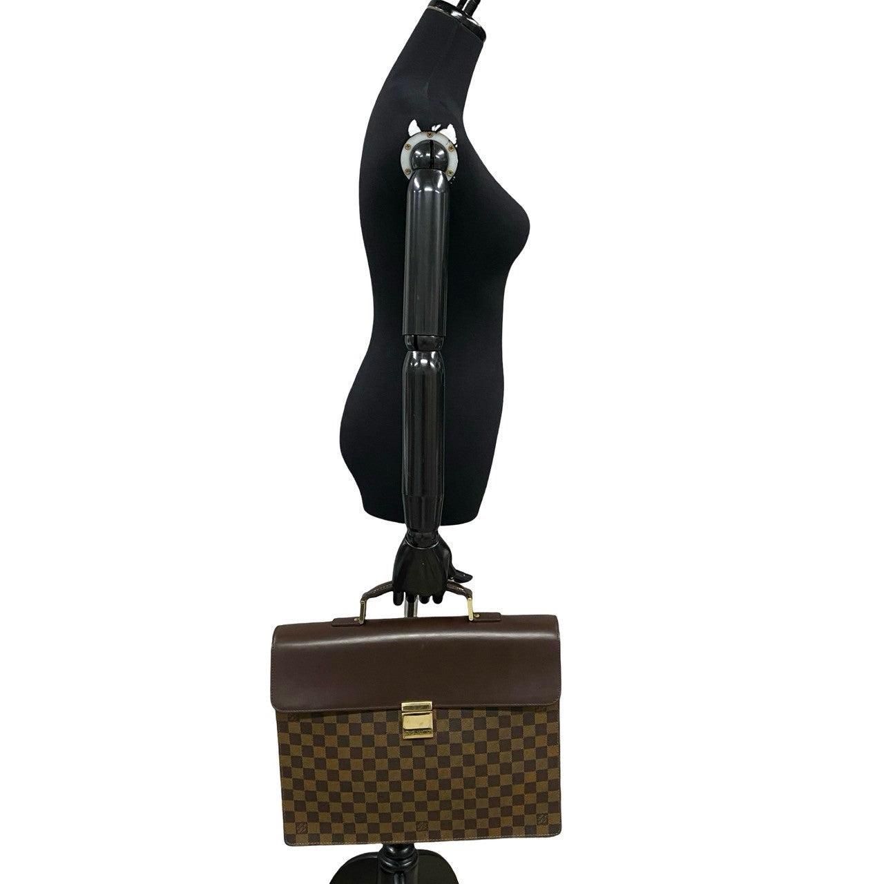 Louis Vuitton Business N53315 Damier Altona GM Leather Brown Handbag