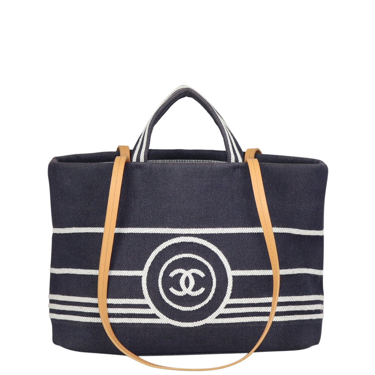 Chanel Shopper Tote Denim Large Tote Bag