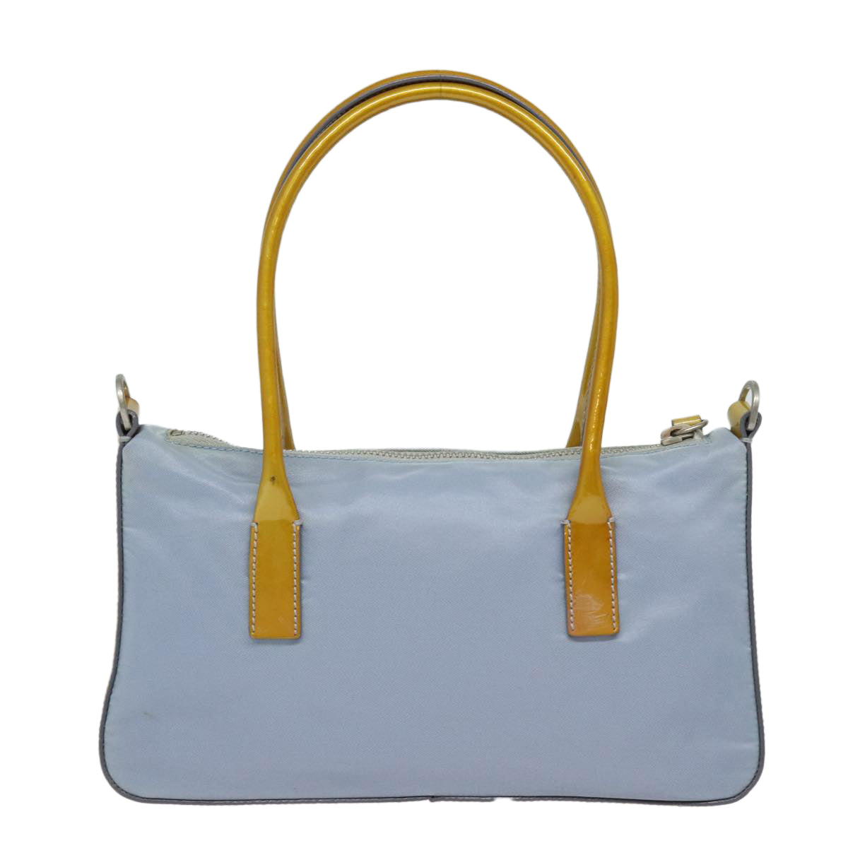 Prada Hand Bag 2Way Auth Nylon Blue Travel Bag