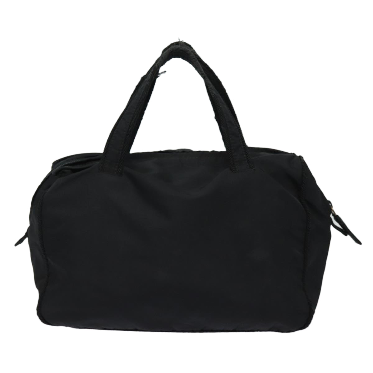 Prada Hand Bag Auth Nylon Black Travel Bag Black Auth 80618