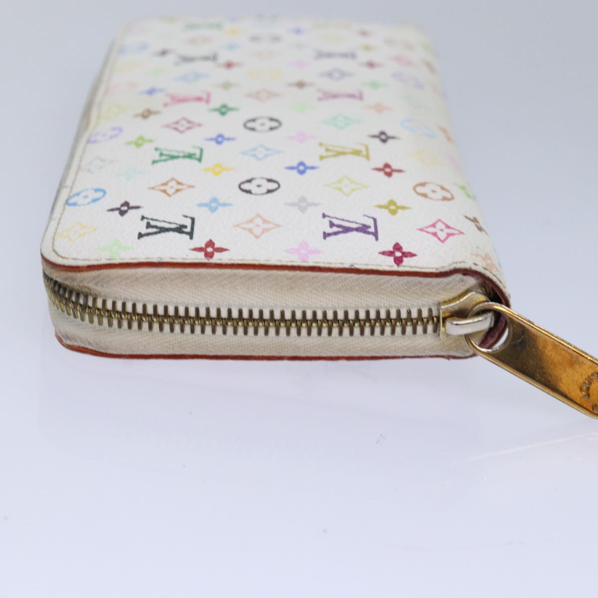 Louis Vuitton Monogram Multicolor Zippy Wallet White LV